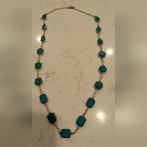 Kate Spade Elegant Turquoise Necklace 32 Inches